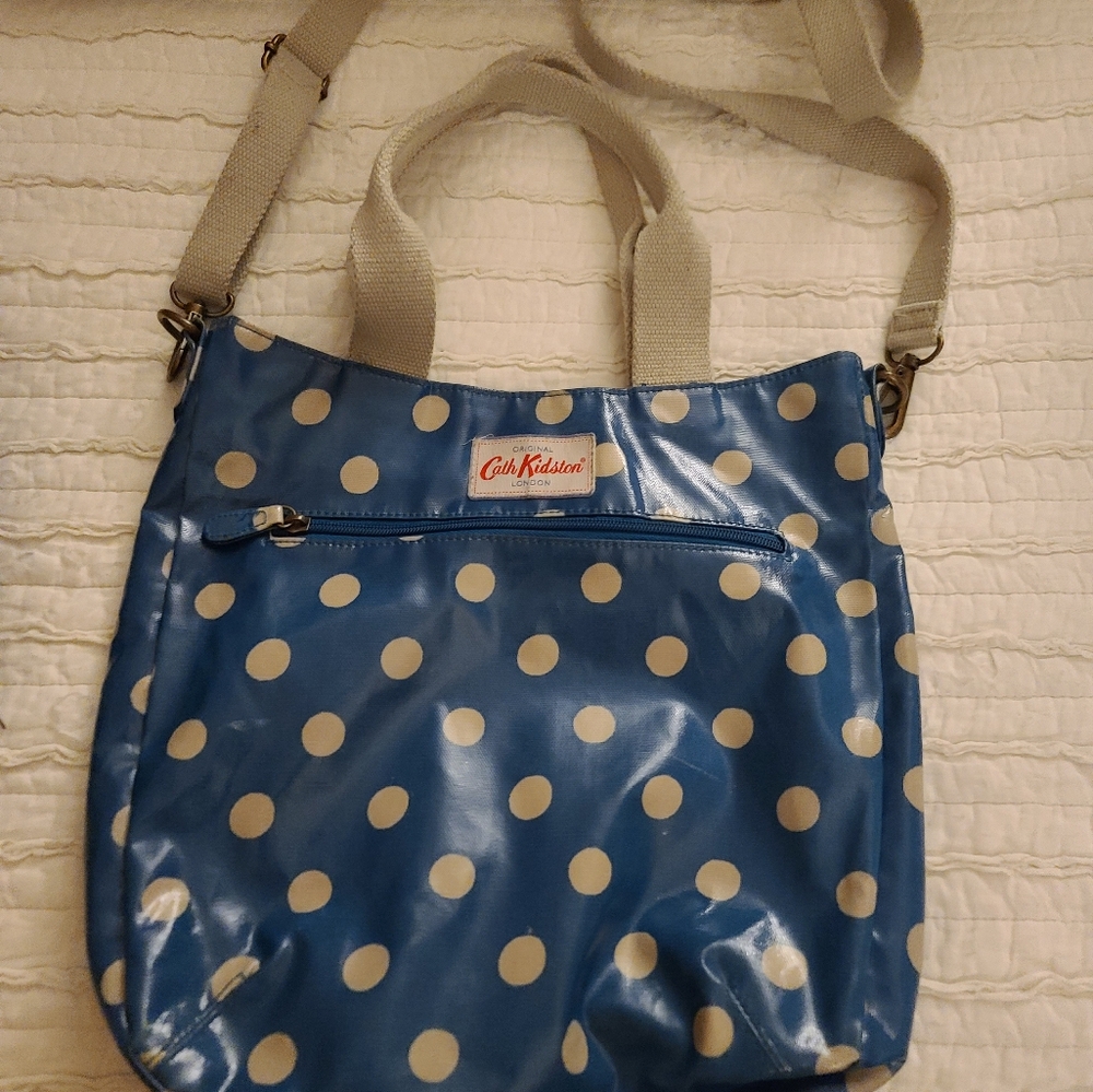 Cath Kidston Blue Polka Dot Women's Bag